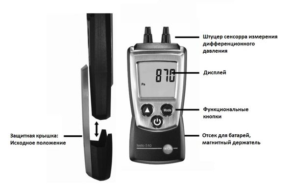 Внешний вид Testo 510